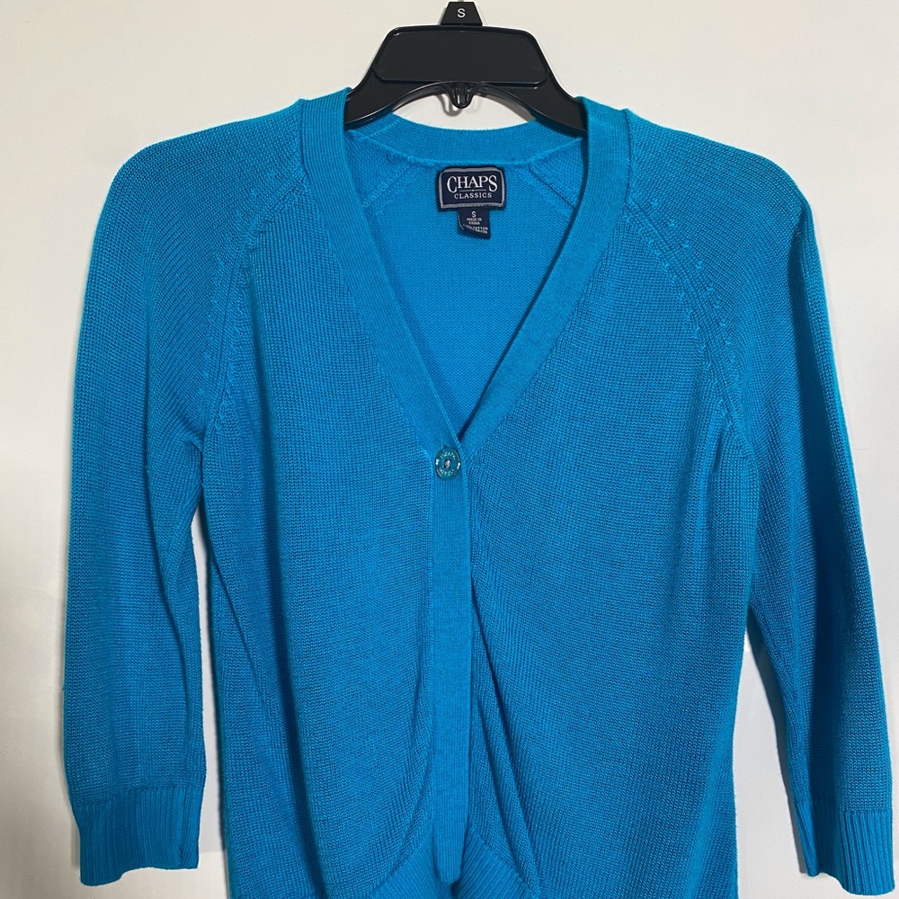 Chaps light cardigan small